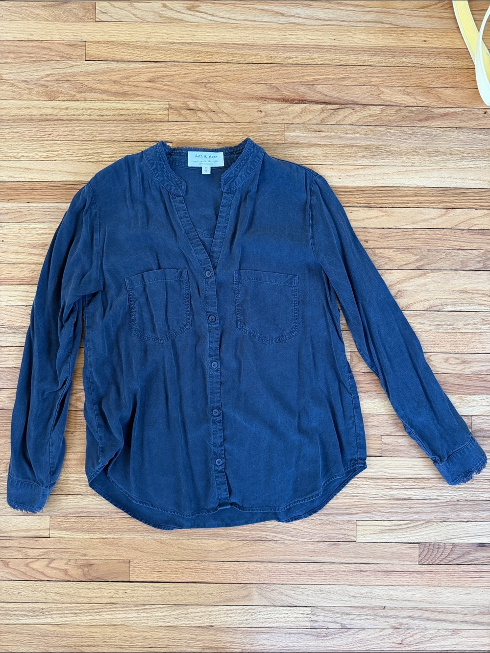 Anthropology Button Down Top